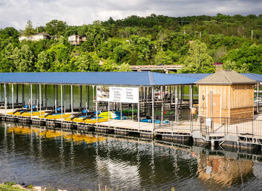 Concierge Boat Parking on Lake Taneycomo (formerly the White River)